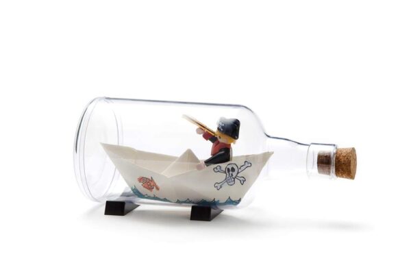 Impossible Bottle Ship in a bottle