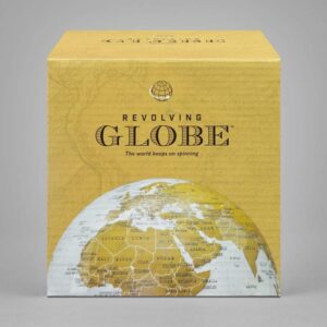 The Revolving Globe By Luckies of London packaging.