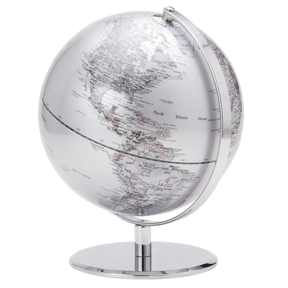 Silver Globe 9.5"