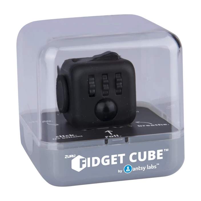 Classic Midnight Black Fidget Cube by Antsy Labs