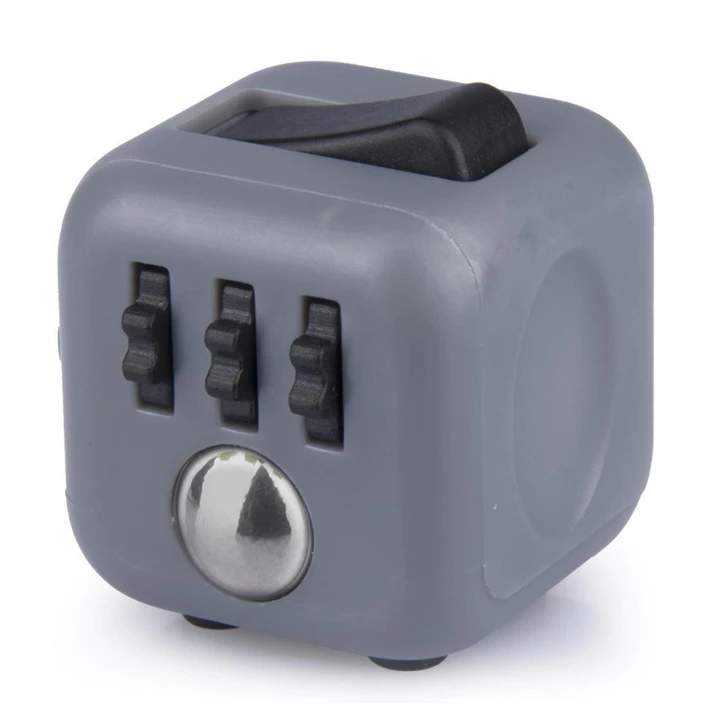 Fidget Cube by Antsy Labs - Grey and Black - Deskmates