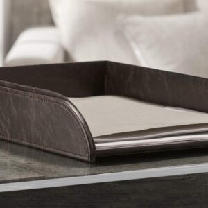 vintage letter tray full