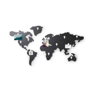 World Map Memo Board - Magnetic