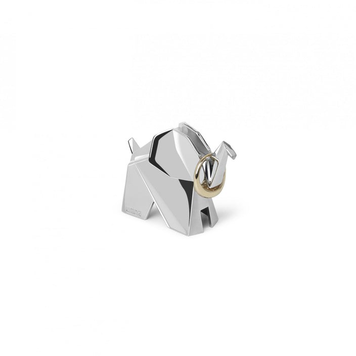 Origami Elephant Ring Holder - With Ring
