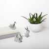 Origami Ring Holders on desk