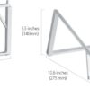Rain Design mBar Pro + Foldable Laptop stand dimensions