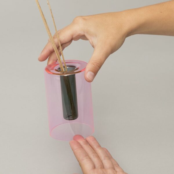 Pen Holder and Reversible Vase with Incense