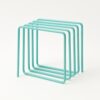 Block Design Blue File Rack Metal