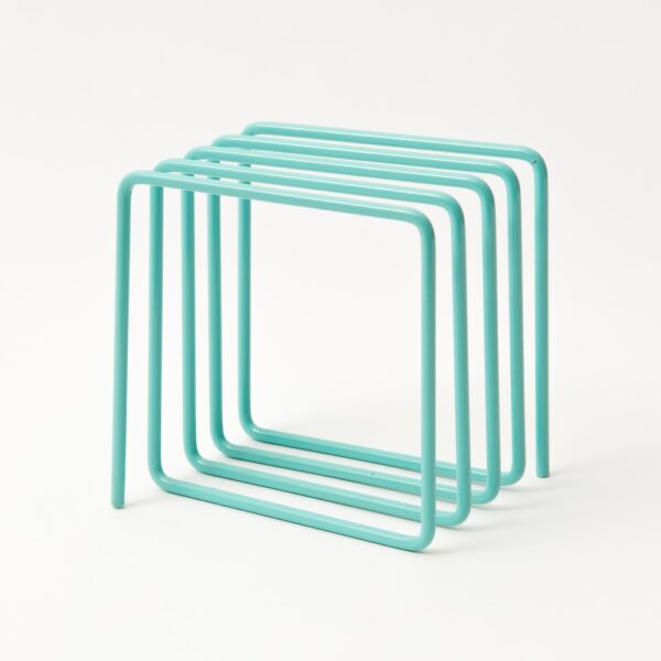 Block Design Blue File Rack Metal