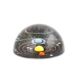 Planetary Solar System paperweight