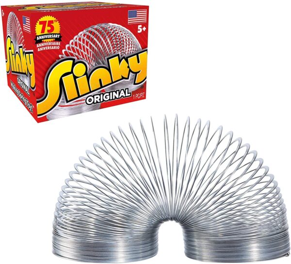 The original metal slinky desk toy