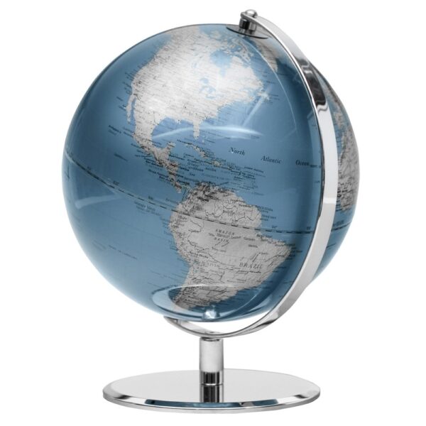 Blue and Silver Globe