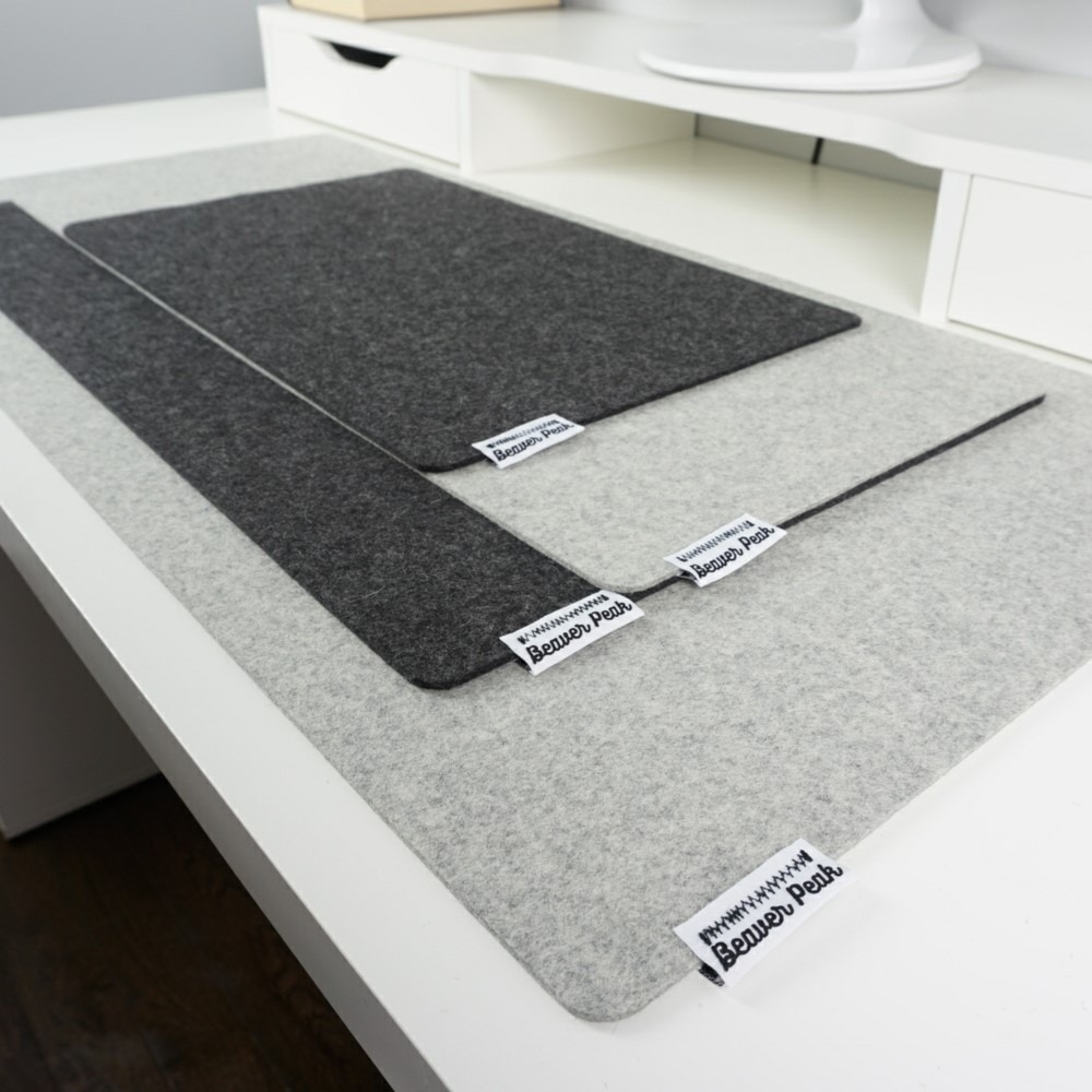 Wool Desk Mats - Felt Desk Pads by Beaver Peak - Deskmates