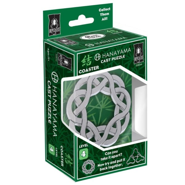 Hanayama Coaster Puzzle Level 4 - Packaging