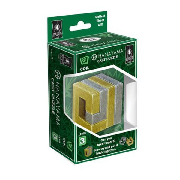 Hanayama Coil Puzzle Level 3 - Packaging