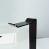 Wood Headphone stand - closeup of top