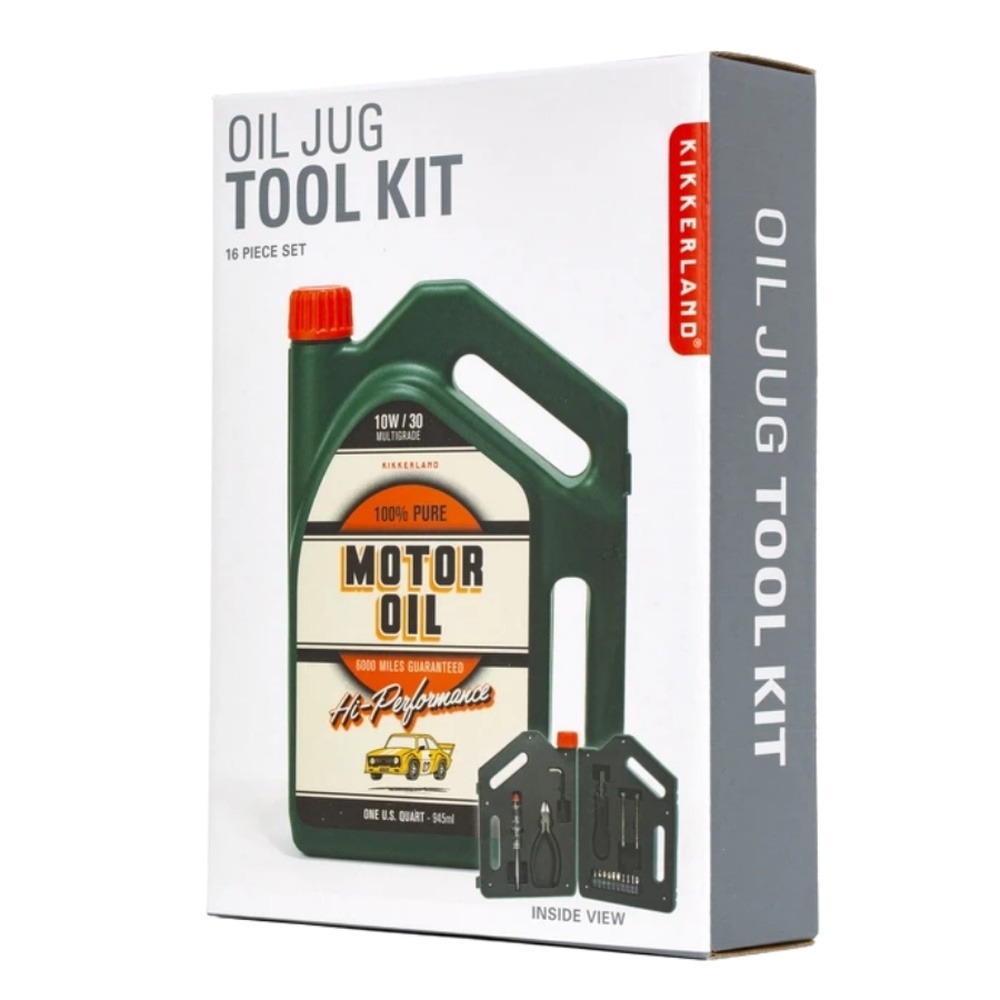Oil Jug toolkit - Kikkerland, Packaging