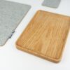 Beaverpeak wood accessory tray on desk
