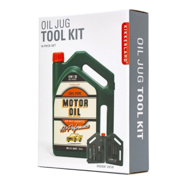 Oil jug toolkit packaging