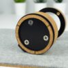 Wood Pen Holder Base closeup - BeaverPeak - Natural