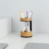 Wood Pen Holder with markers - BeaverPeak - Natural