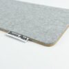 Wool Keyboard Mat - Grey, closeup