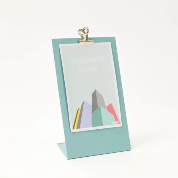 Blue Standing Clipboard Photo Frame