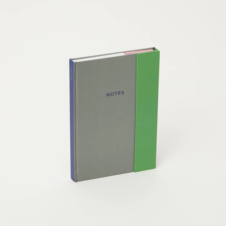 Block Design hardcover notebook against white background