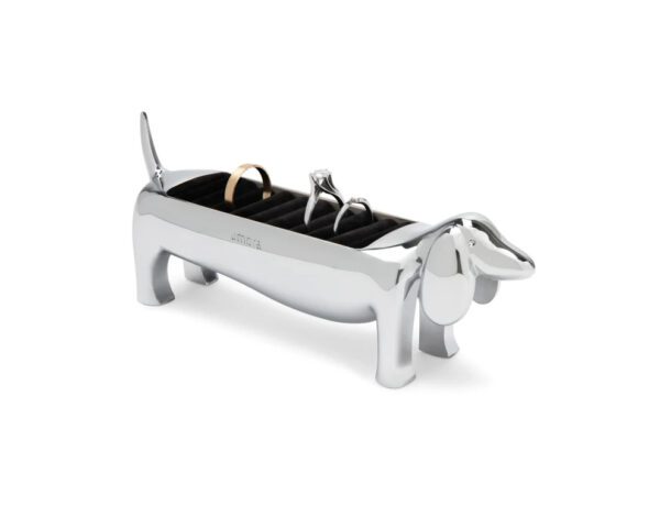 Dachshund Ring Holder - holding multiple rings