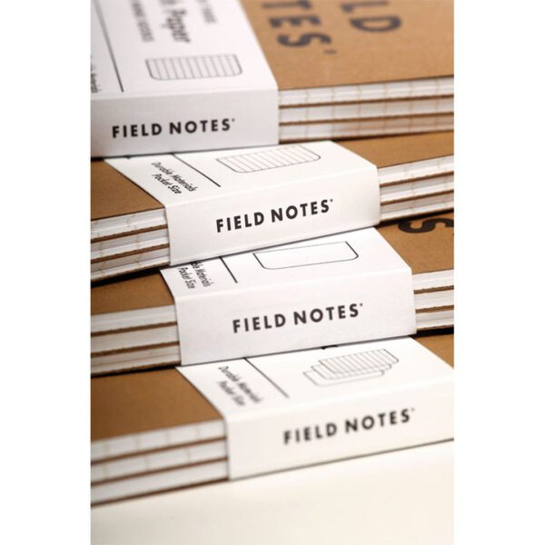 Field Notes 3 pack of notebooks, closeup