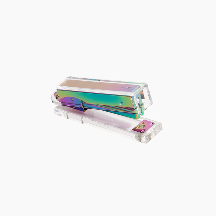 Neochrome acrylic stapler by Poketo